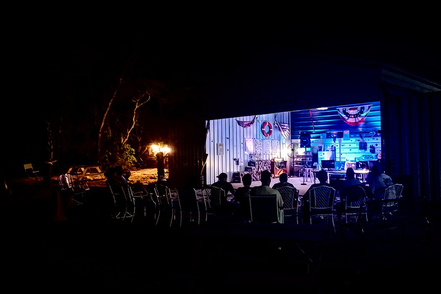 Evening Band in Pavilion